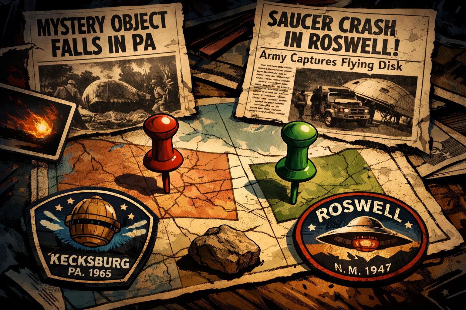Overview image for Kecksburg and Roswell: What Really Matches?