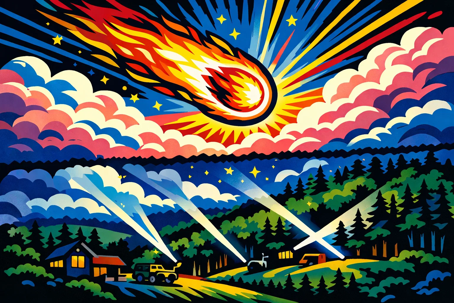 Overview image for Does a Meteor Explain Kecksburg?