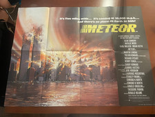 Listing image for Meteor ORIGINAL Quad Movie Film Cinema Poster Sean Connery 1979